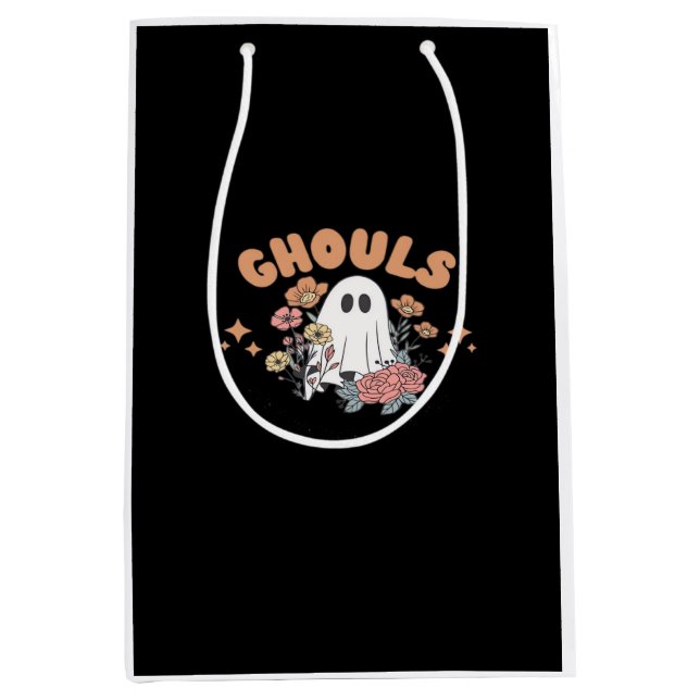 Bolsa De Regalo Mediana Ghouls solo quiere divertirse con las tragamonedas (Anverso)