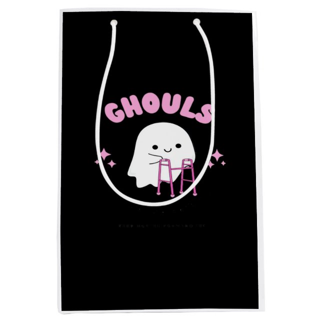 Bolsa De Regalo Mediana Ghouls solo quiere divertirse, divertida y espuma (Anverso)