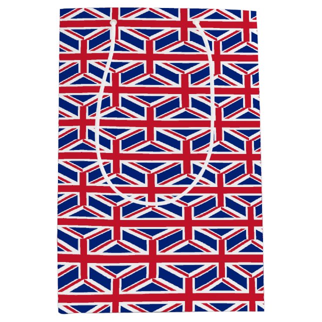 Bolsa De Regalo Mediana Gift Bag with United Kingdom flag (Anverso)