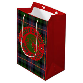 Bolsa De Regalo Mediana Gift Bags with Merry & Bright Logo