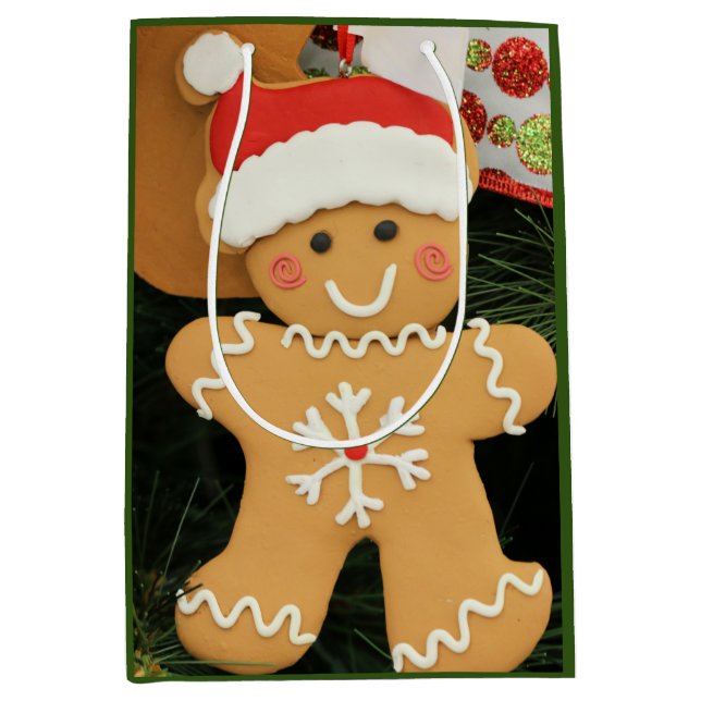 Bolsa De Regalo Mediana Ginger Bread Man (Anverso)