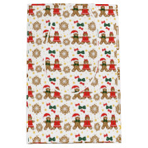 Gingerbread Friends Christmas Wrapping Paper