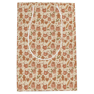 Bolsa De Regalo Mediana Gingerbread Joy