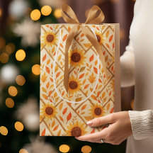 Girasol retro y acuarela rústica de granja