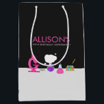 Bolsa De Regalo Mediana Girly Science Fiesta<br><div class="desc">¿Conoces a un chica que ama la ciencia? ¡Un fiesta con temática científica es perfecto para el pequeño científico de tu vida! Hacerlo una fiesta de cumpleaños increíble para los niños con la bolsa de regalos de Fiesta Girly Science diseñada por la Enchantsofisticada Design Company. Esta bolsa de regalo mediana...</div>