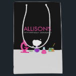 Bolsa De Regalo Mediana Girly Science Fiesta<br><div class="desc">¿Conoces a un chica que ama la ciencia? ¡Un fiesta con temática científica es perfecto para el pequeño científico de tu vida! Hacerlo una fiesta de cumpleaños increíble para los niños con la bolsa de regalos de Fiesta Girly Science diseñada por la Enchantsofisticada Design Company. Esta bolsa de regalo mediana...</div>