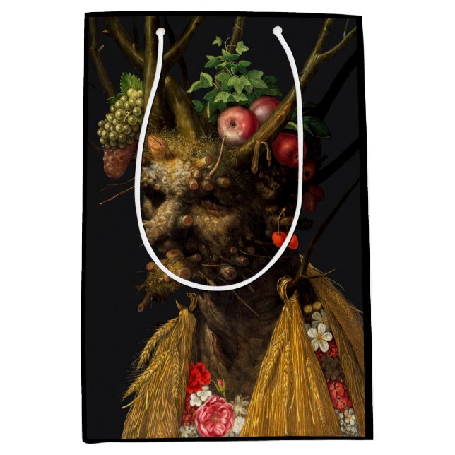 Bolsa De Regalo Mediana Giuseppe Arcimboldo - Cuatro estaciones en una sol (Anverso)