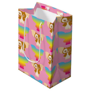 Bolsa De Regalo Mediana Gizmo   Patrón arcoiris