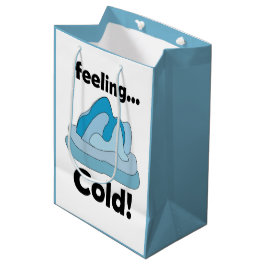 Bolsa De Regalo Mediana Glaciar Iceberg Sintiendo Frío Divertido