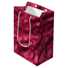 Bolsa De Regalo Mediana Glam Rojo