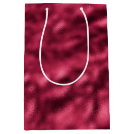 Bolsa De Regalo Mediana Glam Rojo