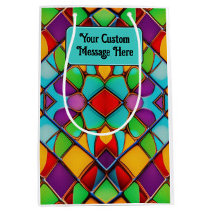 Bolsa De Regalo Mediana Glass con plomo brillante - Añade tu mensaje