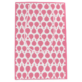 Bolsa De Regalo Mediana Globos de aire caliente rosados