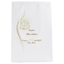 Bolsa De Regalo Mediana Glowing angels baptism  medium gift bags 