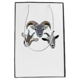 Bolsa De Regalo Mediana Goat Animal Funny Goat