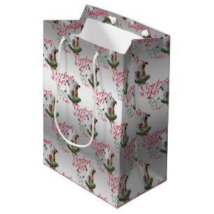 Bolsa De Regalo Mediana GOAT Navidades Desean Bebés De Cabra LaMancha