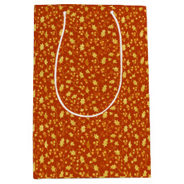 Bolsa De Regalo Mediana Gold Holly