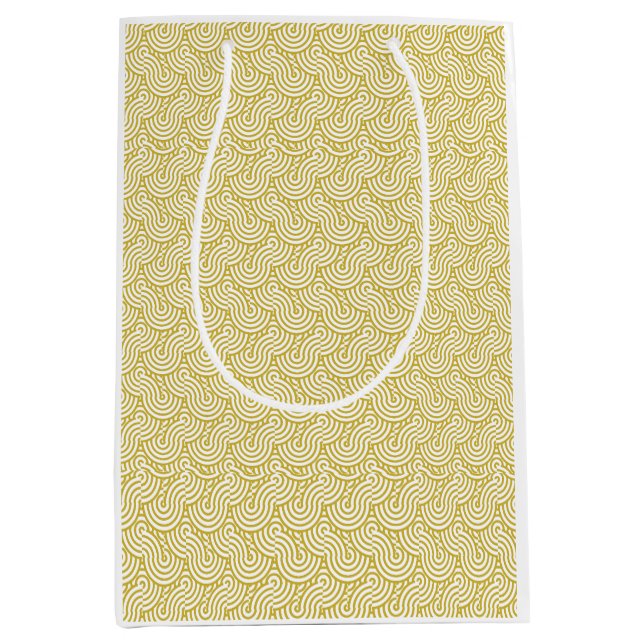 Bolsa De Regalo Mediana Golden Drift (Anverso)