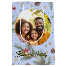 Bolsa De Regalo Mediana Golden Pine Frame