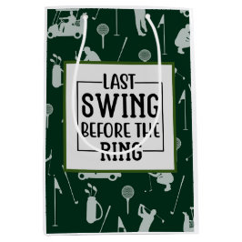 Bolsa De Regalo Mediana Golfer la última balancín antes del Partido Bachel