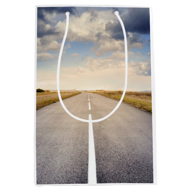 Bolsa De Regalo Mediana Golpear el camino (Anverso)