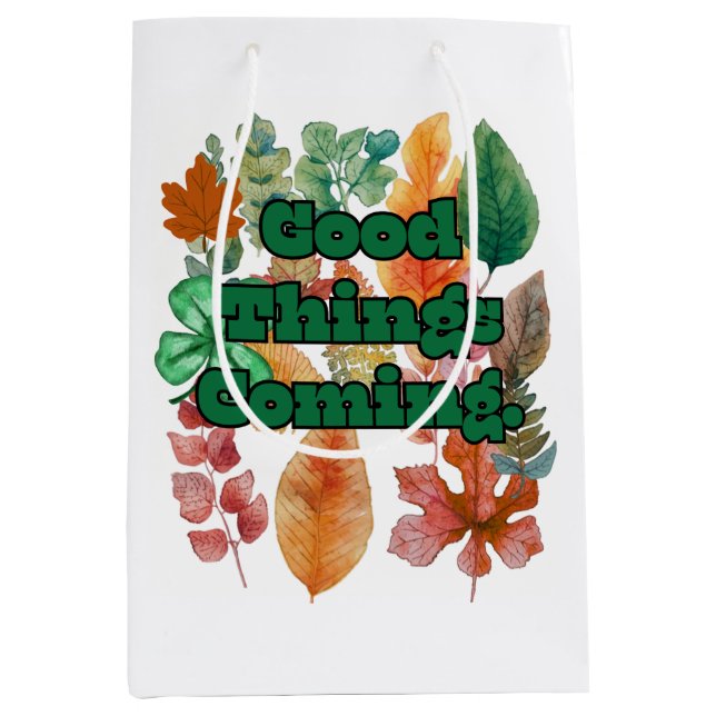 Bolsa De Regalo Mediana good vibes (Anverso)