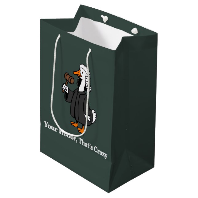 Bolsa De Regalo Mediana Goose Lawyer Law School Graduation Gift Funny  (Angulo Anverso)