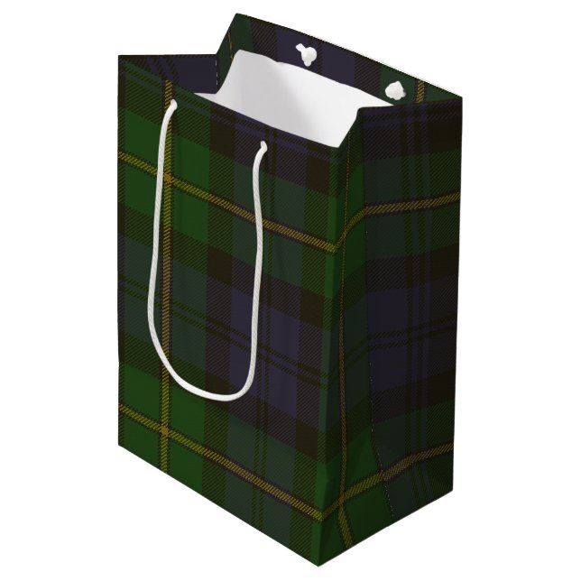 Bolsa De Regalo Mediana Gordon Tartan (Angulo Anverso)