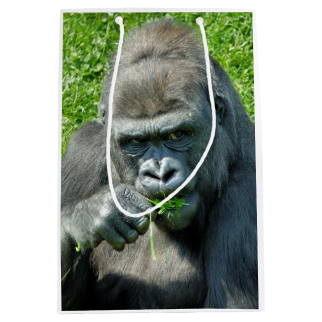 BOLSA DE REGALO MEDIANA GORILLAS (Anverso)