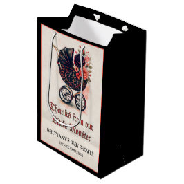 Bolsa De Regalo Mediana Gothic Stroller Halloween Baby Shower 