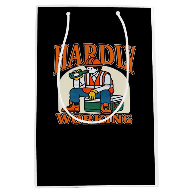 Bolsa De Regalo Mediana Gótico Lésbico de Corazón de Manos Óseas (Anverso)