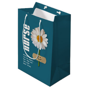 Bolsa De Regalo Mediana Gracias enfermera Daisy Design Bags