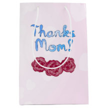 Gracias mamá con flores de clavel por el Día de la