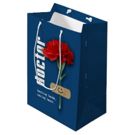 Bolsa De Regalo Mediana Gracias, Médica. Nombre personalizado
