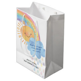 Bolsa De Regalo Mediana Gracias Sunshine Rainbow Baby Shower