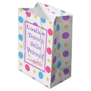Bolsa De Regalo Mediana Graciosa Jubilación Hola Cotización Penitenciaria