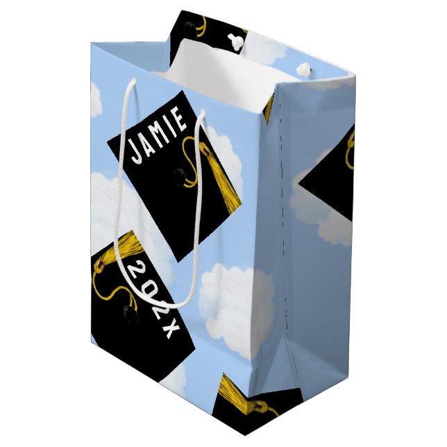 Bolsa De Regalo Mediana Graduación creativa 2025 (Angulo Anverso)