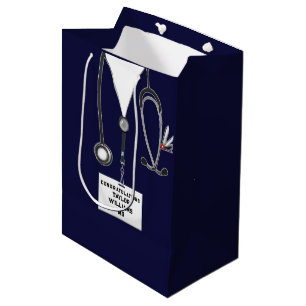 Bolsa De Regalo Mediana Graduación de Doctor Creativo