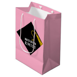 Bolsa De Regalo Mediana Graduación rosa