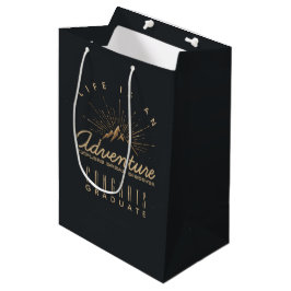 Bolsa De Regalo Mediana Graduado Rústico De La Aventura De La Montaña