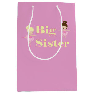 Bolsa De Regalo Mediana Gran Hermana Ballerina Hermana