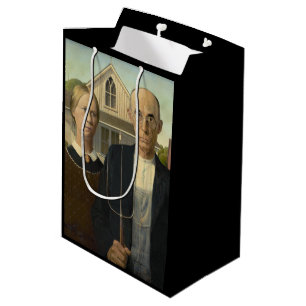 Bolsa De Regalo Mediana GRANT WOOD - 1930 gótico americano