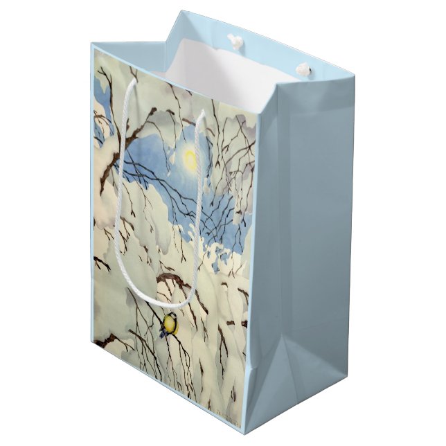 Bolsa De Regalo Mediana Great Tit - Theodor Severin Kittelsen (Angulo Anverso)