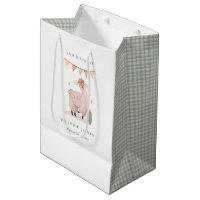 Green Plaid Cactus Boho Llama Any Age Birday