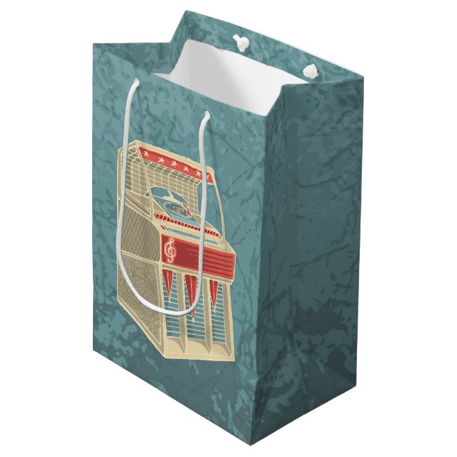 Bolsa De Regalo Mediana Grunge Jukebox (Angulo Anverso)
