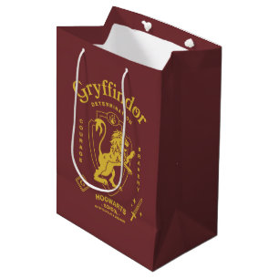 Bolsa De Regalo Mediana GRYFFINDOR™ Determinación Coraje Valentía Escudo