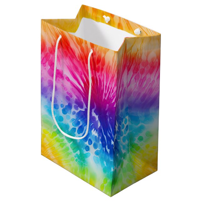 Bolsa De Regalo Mediana Guay Tie Dye (Angulo Anverso)