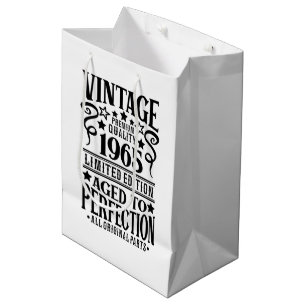 Bolsa De Regalo Mediana Guay Vintage Birth year 1965