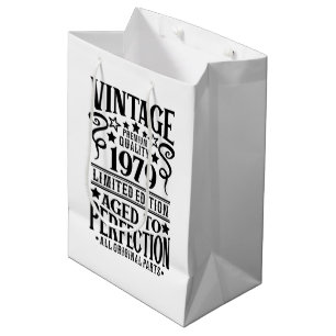 Bolsa De Regalo Mediana Guay Vintage Birth year 1979