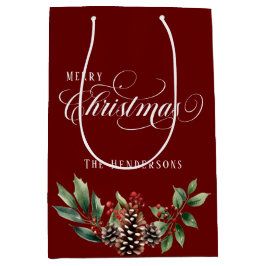 Bolsa De Regalo Mediana Guión navidad Red profunda